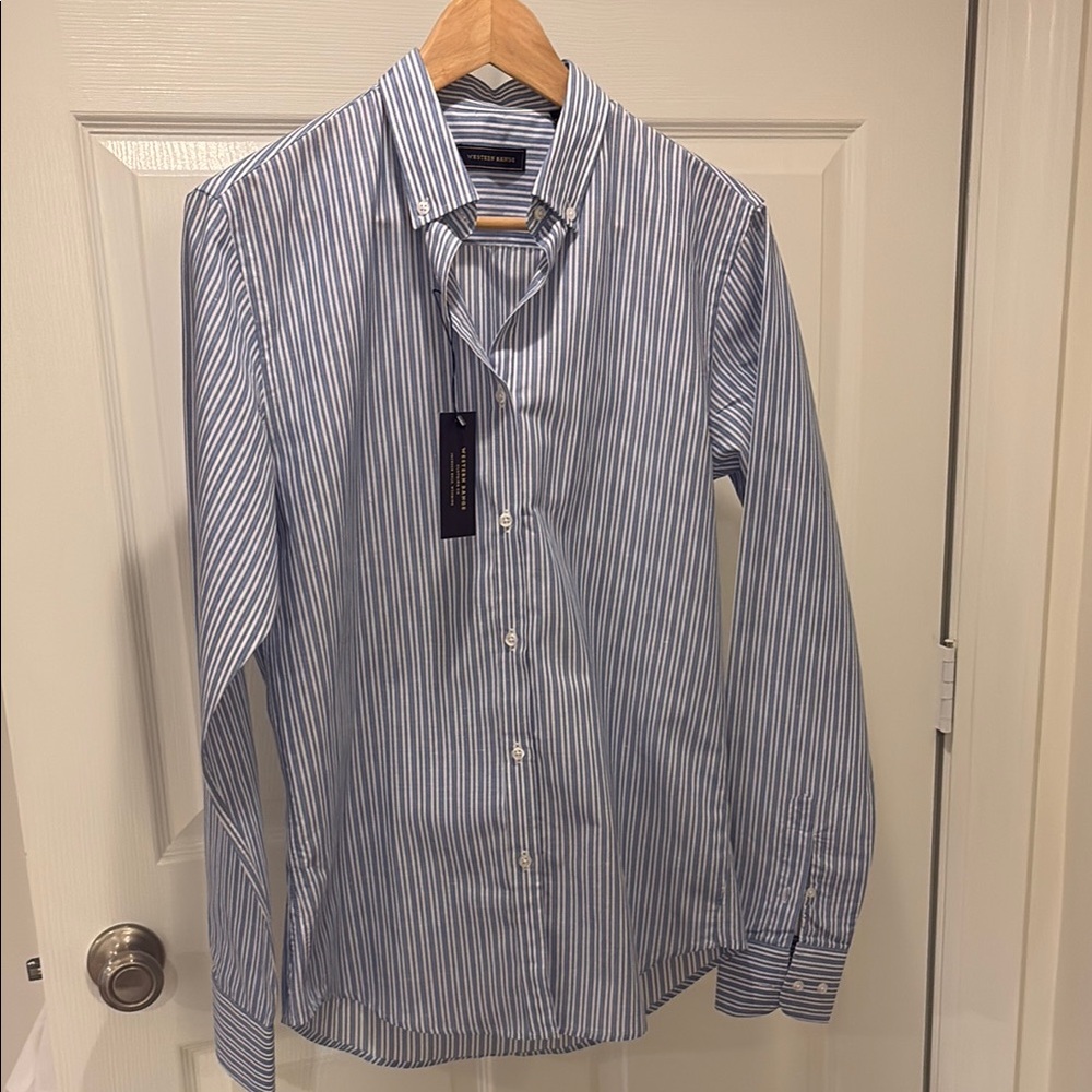 Women’s Blue Striped Shirt